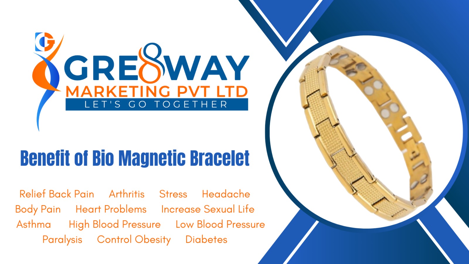 Magnetic Bracelet Male